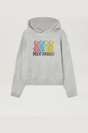 Palm Angels Multicolor Bears Hoodie Man