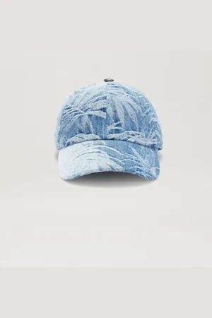 Palm Angels Jacquared Palms Baseball Cap Man