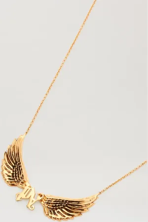 Palm Angels Monogram With Wings Necklace Woman