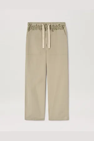 Palm Angels Flame Logo Sweat Pants Man