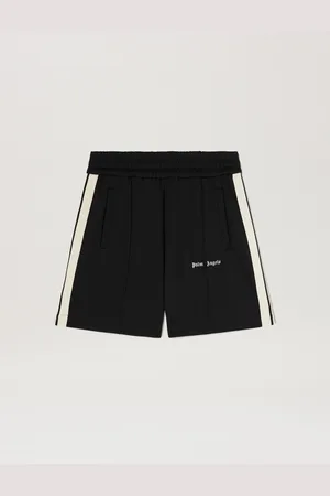 Palm Angels Classic Logo Track Shorts Black Off Whit Man