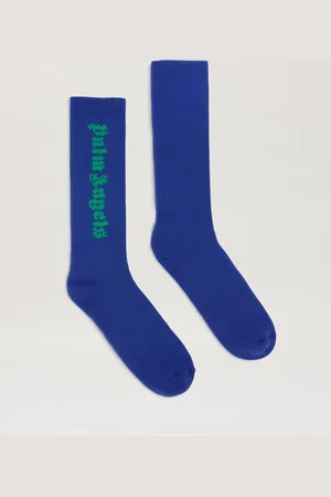 Palm Angels Logo Flames Socks Man