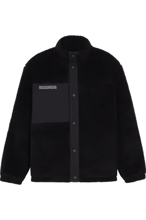 The Pangaia Mens Recycled Wool Fleece Jacket—black