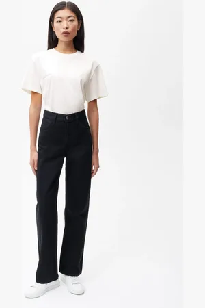 The Pangaia Women Nettle Denim High-Rise Jeans— - 30