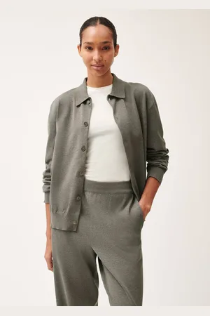 The Pangaia Womens DNA Knitted Collared Shirt— - S
