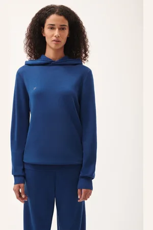 The Pangaia Womens DNA Regenerative Merino Wool Hoodie—earth - L