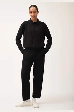 The Pangaia Womens DNA Knitted Collared Shirt— - M