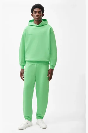 The Pangaia Mens Reclaimed Cotton Barrel-Leg Track Pants— - XXS
