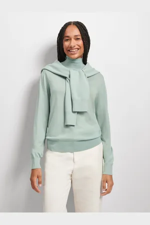 The Pangaia Women’s Regenerative Merino Wool Turtleneck Sweater— - XXS