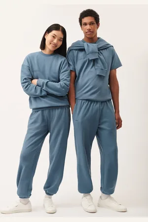 The Pangaia Mens 365 Midweight Track Pants—indigo - XXS