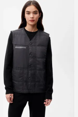 The Pangaia Womens Flower-Warmth Quilted Gilet— - XS