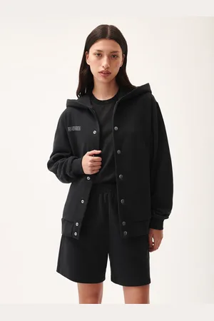 The Pangaia Womens 365 Midweight Snap Button Hoodie— - XS
