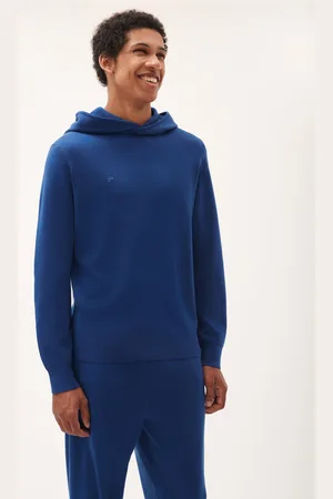 The Pangaia Mens DNA Regenerative Merino Wool Hoodie—earth - L
