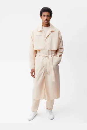 The Pangaia Mens Recycled Nylon Trench Coat— - XS