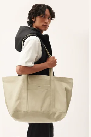 The Pangaia 365 Oversized Tote Bag—maitake beige - One Size