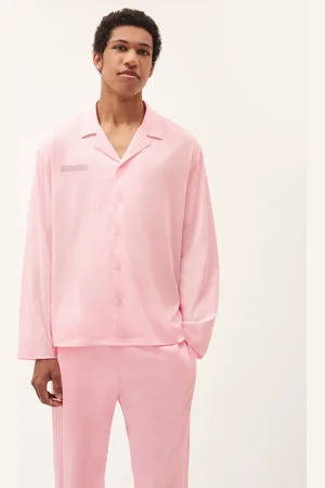 The Pangaia Mens 365 Lightweight Long Pyjama Set —magnolia - L