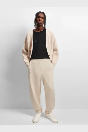 The Pangaia Mens DNA Barrel-Leg Track Pants— - XL
