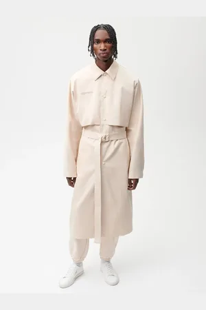 The Pangaia Mens Organic Cotton Trench Coat— - XS