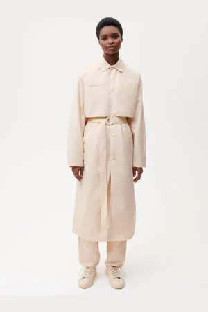 The Pangaia Womens Recycled Nylon Trench Coat— - XS