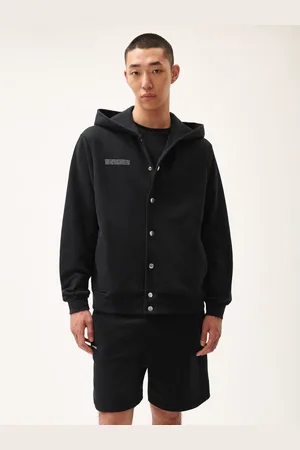 The Pangaia Mens 365 Midweight Snap Button Hoodie— - XS