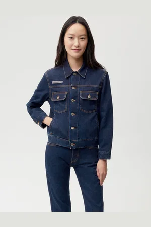The Pangaia Womens Nettle Denim Jacket— - XS