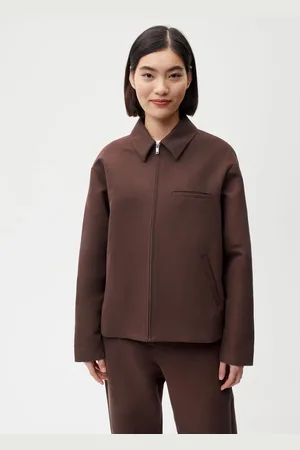 The Pangaia Womens Organic Cotton Harrington Jacket— - XL