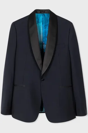 Paul Smith Tailored-Fit Dark Navy Wool-Mohair Evening Blazer