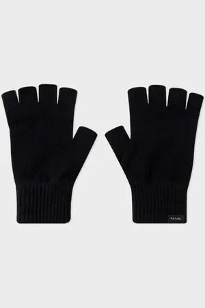 Paul Smith Fingerless Cashmere-Blend Gloves