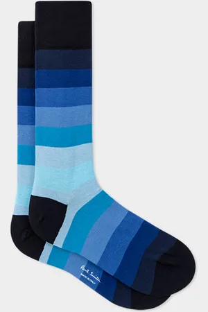 Paul Smith Cotton-Blend Gradient Stripe Socks