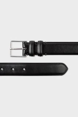 Paul Smith Leather Double Keeper Classic Suit Belt