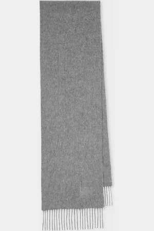 Paul Smith Tonal Embroidered Logo Cashmere Scarf