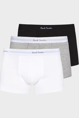 Paul Smith Classic Tri-Colour Organic-Cotton Boxer Briefs Three Pack