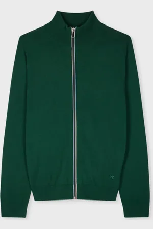 Paul Smith Merino Wool Zip Cardigan