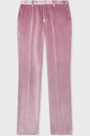 Paul Smith Slim-Fit Lilac Velvet Trousers