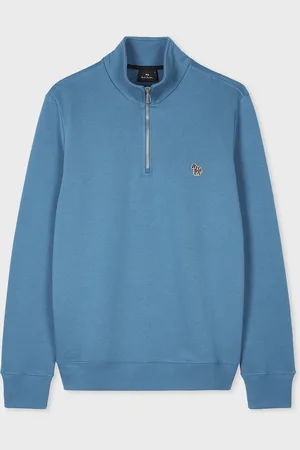 Paul Smith Zebra Logo Zip-Neck Sweatshirt
