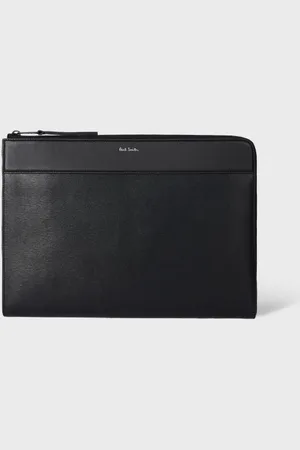 Paul Smith Straw-Grain Embossed Leather Document Case