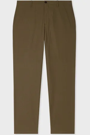 Paul Smith Khaki Cotton Poplin Chinos