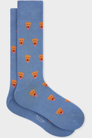 Paul Smith Cotton-Blend Dog Socks