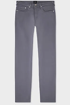 Paul Smith Tapered-Fit Mid Garment-Dyed Organic Cotton-Stretch Jeans
