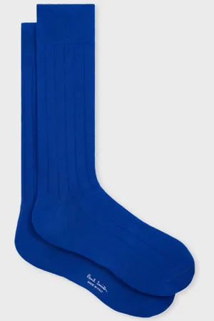 Paul Smith Bright Ribbed Cotton Socks