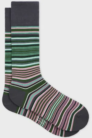 Paul Smith Cotton-Blend Stripe Socks