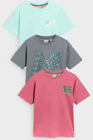 Paul Smith 3-13 Years Graphic Logo Print T-Shirts 3 Pack