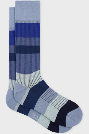 Paul Smith Mixed-Stripe Ribbed Socks