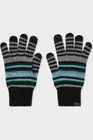 Paul Smith Wool Striped Gloves