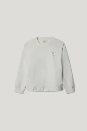 Pepe Jeans Crew neck logo sweatshirt