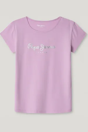 Pepe Jeans Slim fit logo print t-shirt