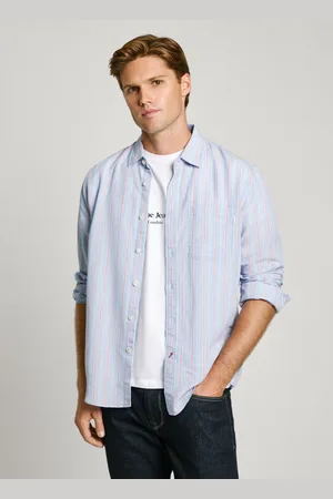 Pepe Jeans Regular fit striped poplin shirt