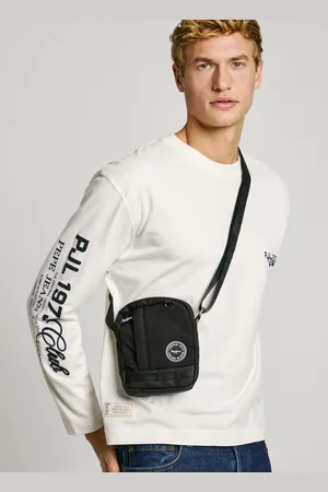 Pepe Jeans Adjustable strap reporter bag