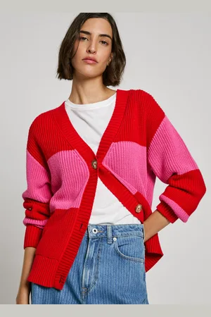 Pepe Jeans V-neck striped cardigan