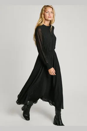 Pepe Jeans Dotted midi dress